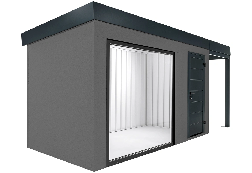 GARDEON® House with panoramatic window and right carport