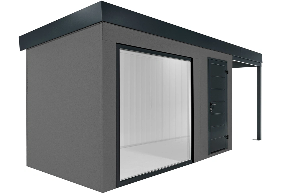 GARDEON® House with panoramatic window and right carport