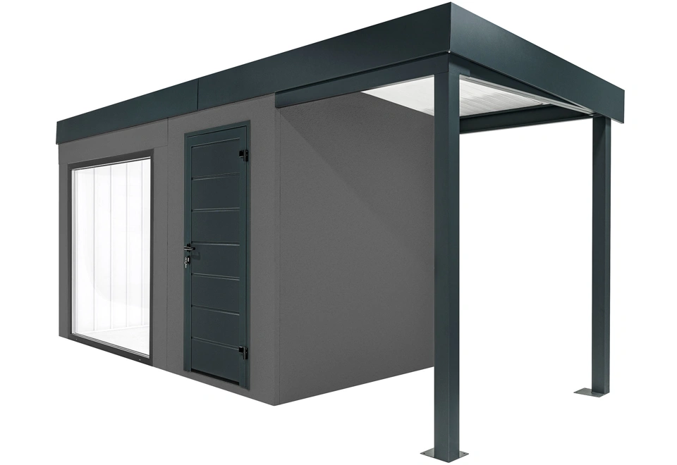 GARDEON® House with panoramatic window and right carport