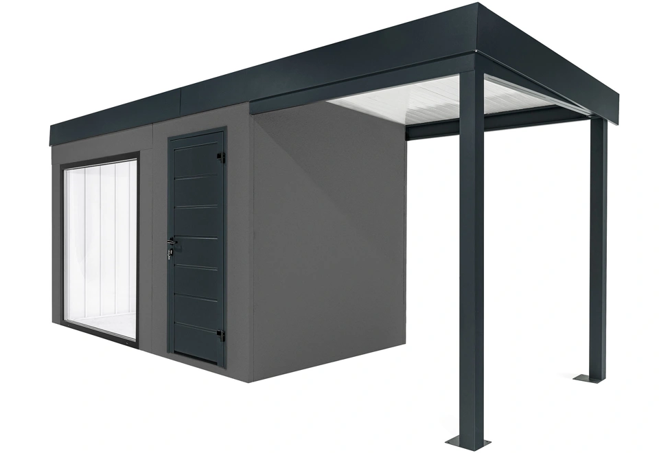 GARDEON® House with panoramatic window and right carport