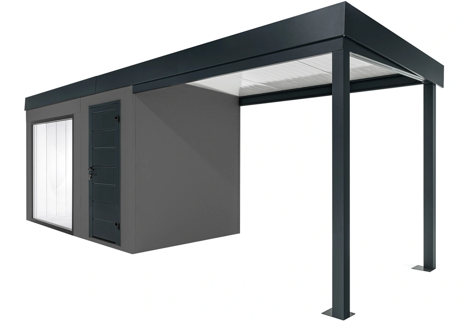 GARDEON® House with panoramatic window and right carport