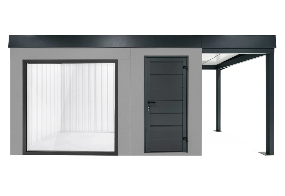 GARDEON® House with panoramatic window and right carport