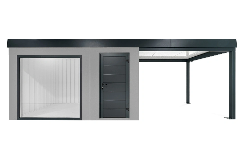 GARDEON® House with panoramatic window and right carport