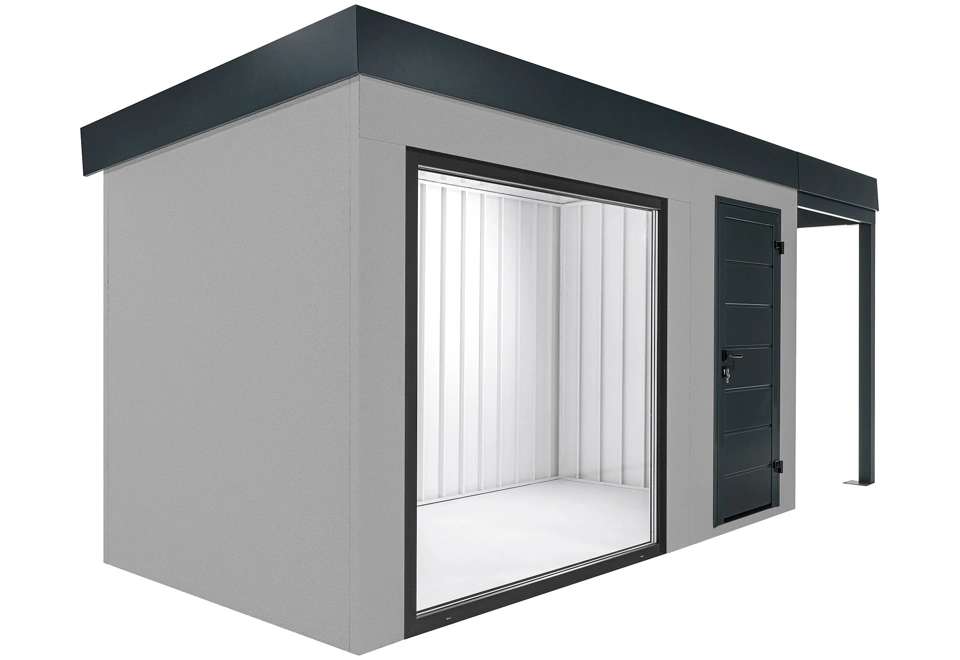 GARDEON® House with panoramatic window and right carport