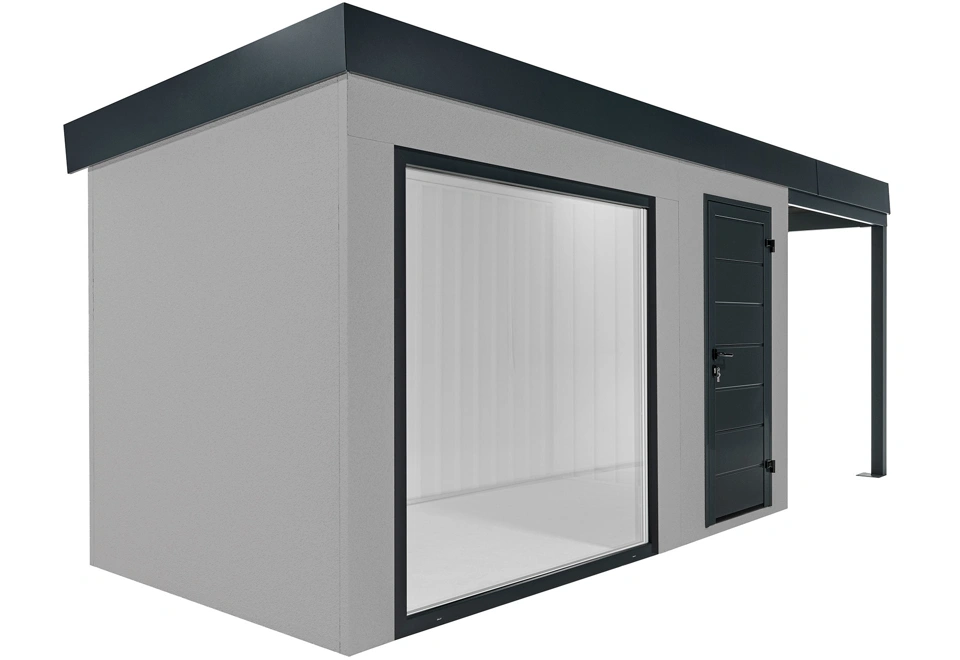 GARDEON® House with panoramatic window and right carport