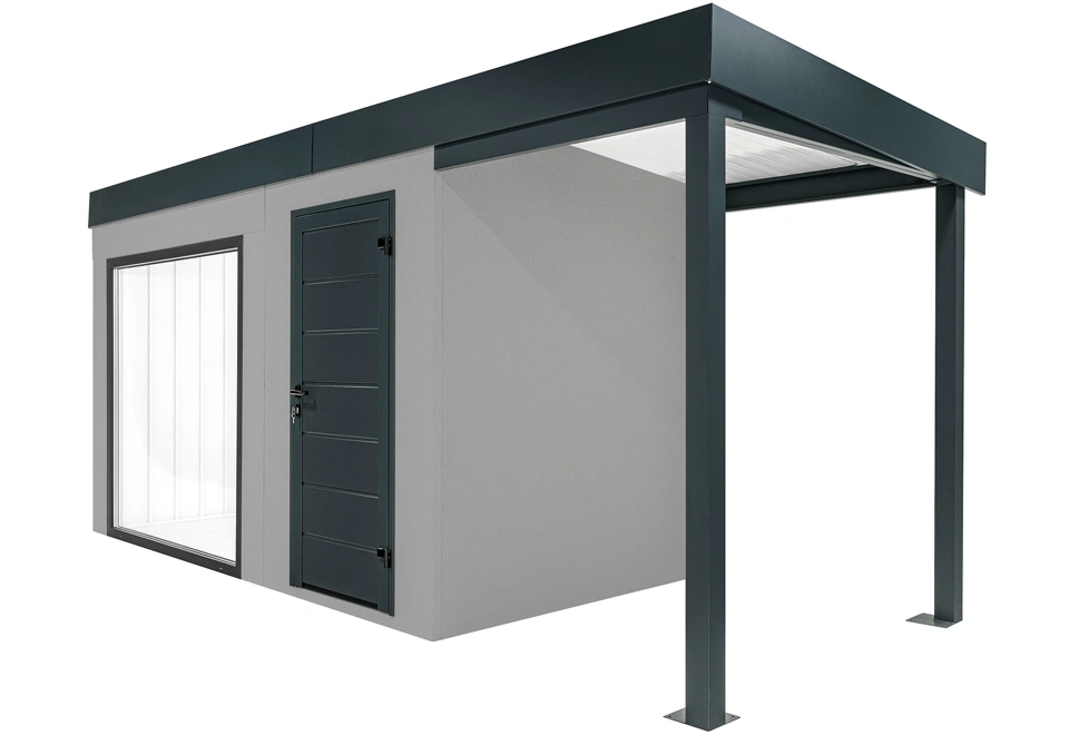 GARDEON® House with panoramatic window and right carport