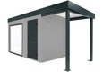 GARDEON® House with panoramatic window and right carport