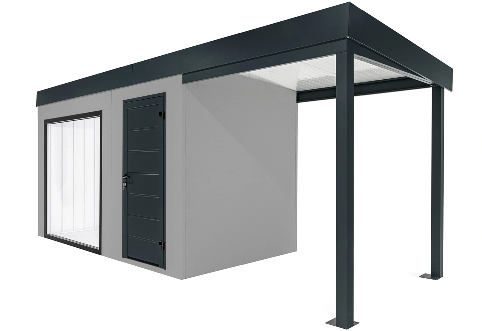 GARDEON® House with panoramatic window and right carport