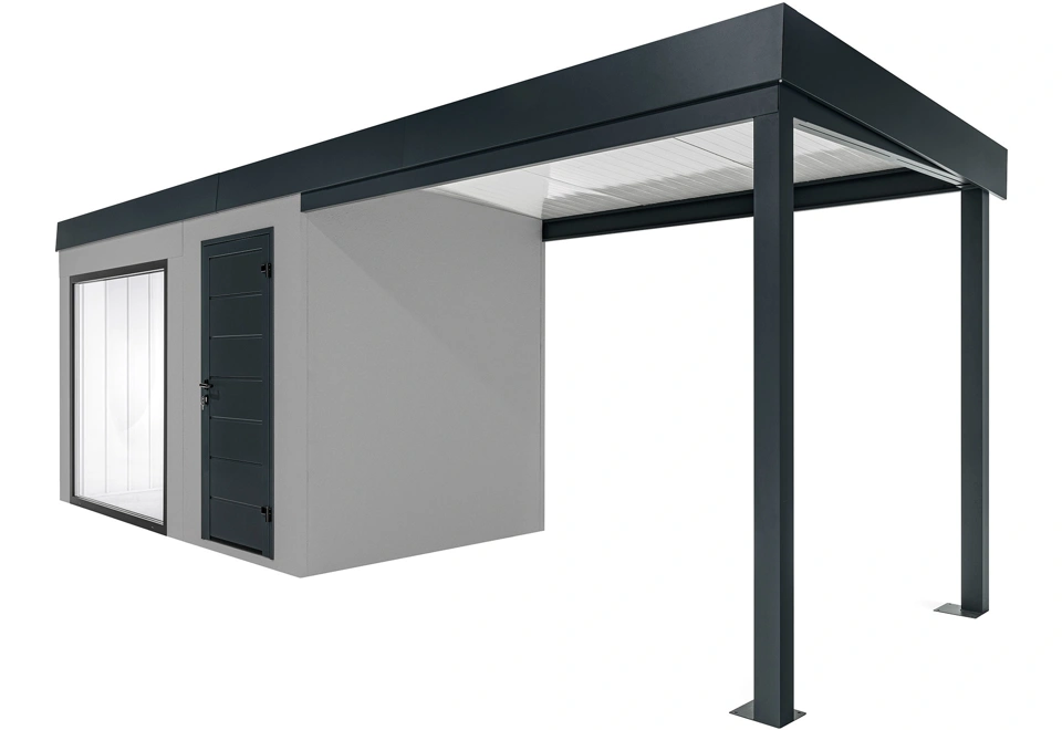 GARDEON® House with panoramatic window and right carport