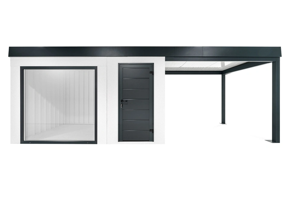 GARDEON® House with panoramatic window and right carport