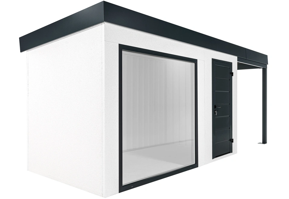 GARDEON® House with panoramatic window and right carport