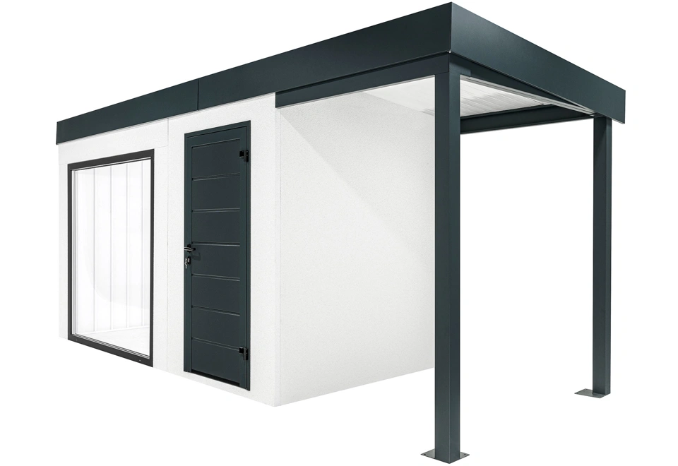 GARDEON® House with panoramatic window and right carport