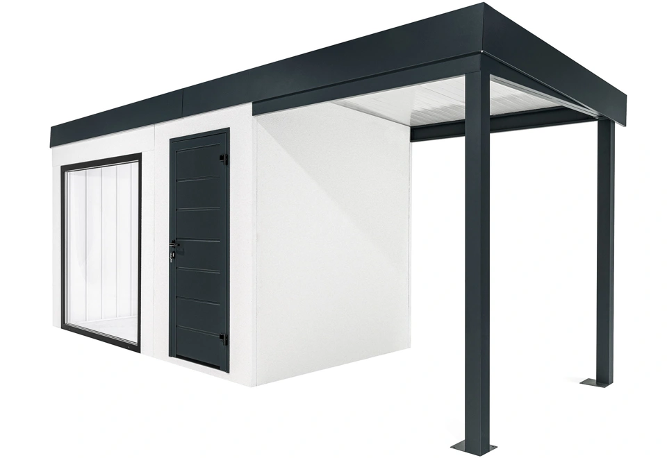 GARDEON® House with panoramatic window and right carport