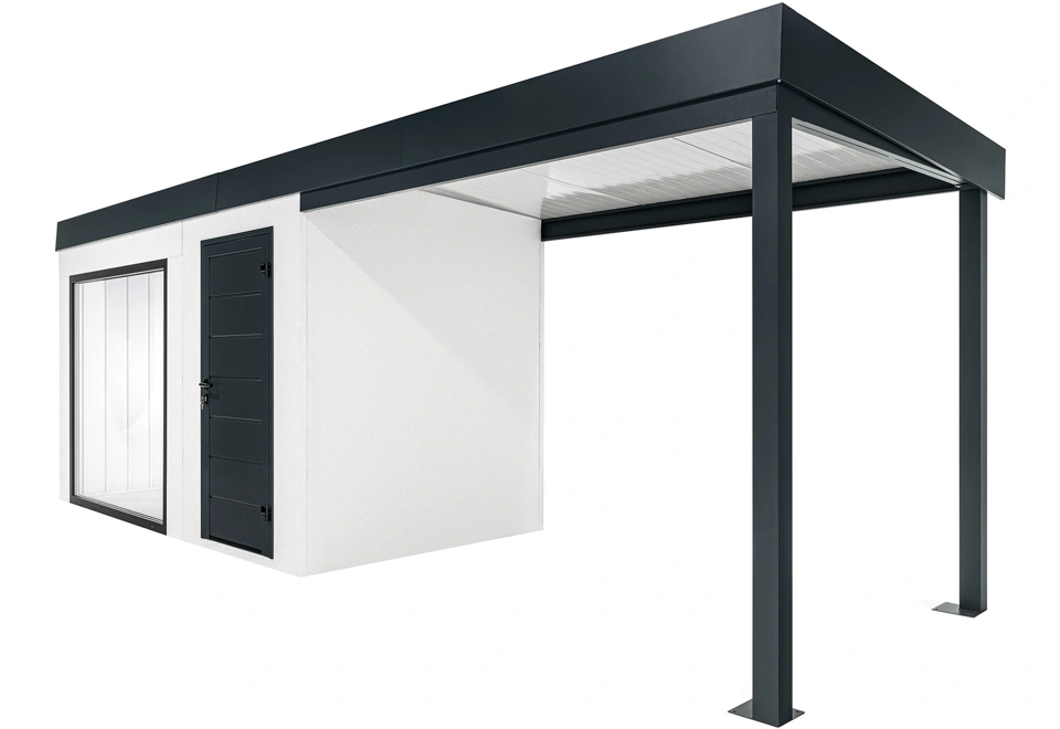 GARDEON® House with panoramatic window and right carport