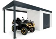 GARDEON® House with safety garage door and left carport