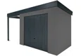 GARDEON® House with safety garage door and left carport