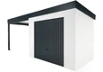 GARDEON® House with safety garage door and left carport