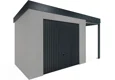 GARDEON® House with safety garage door and right carport