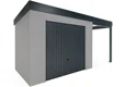 GARDEON® House with safety garage door and right carport