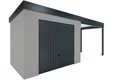 GARDEON® House with safety garage door and right carport