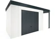 GARDEON® House with safety garage door and right carport