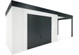 GARDEON® House with safety garage door and right carport