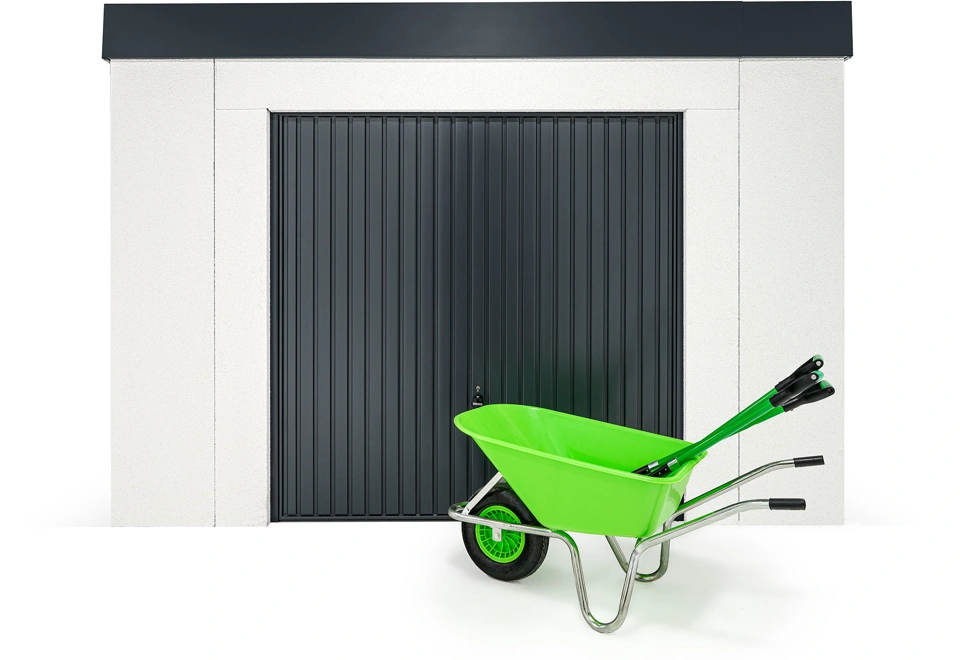 GARDEON® House with safety garage door