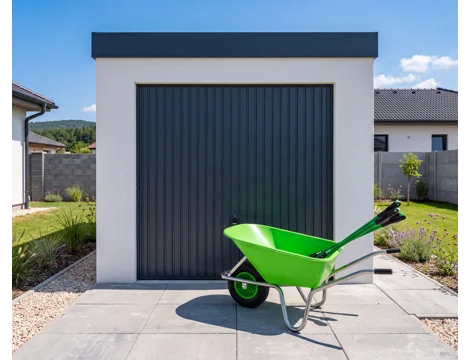 GARDEON® House with safety garage door