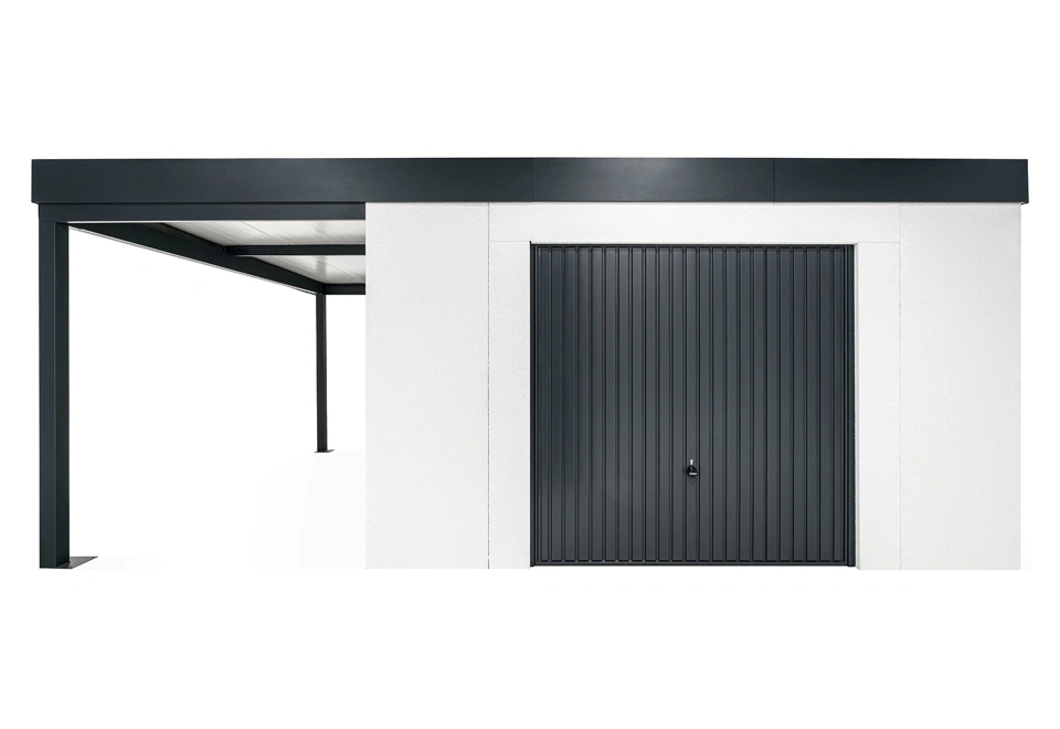 GARDEON® House with safety garage door