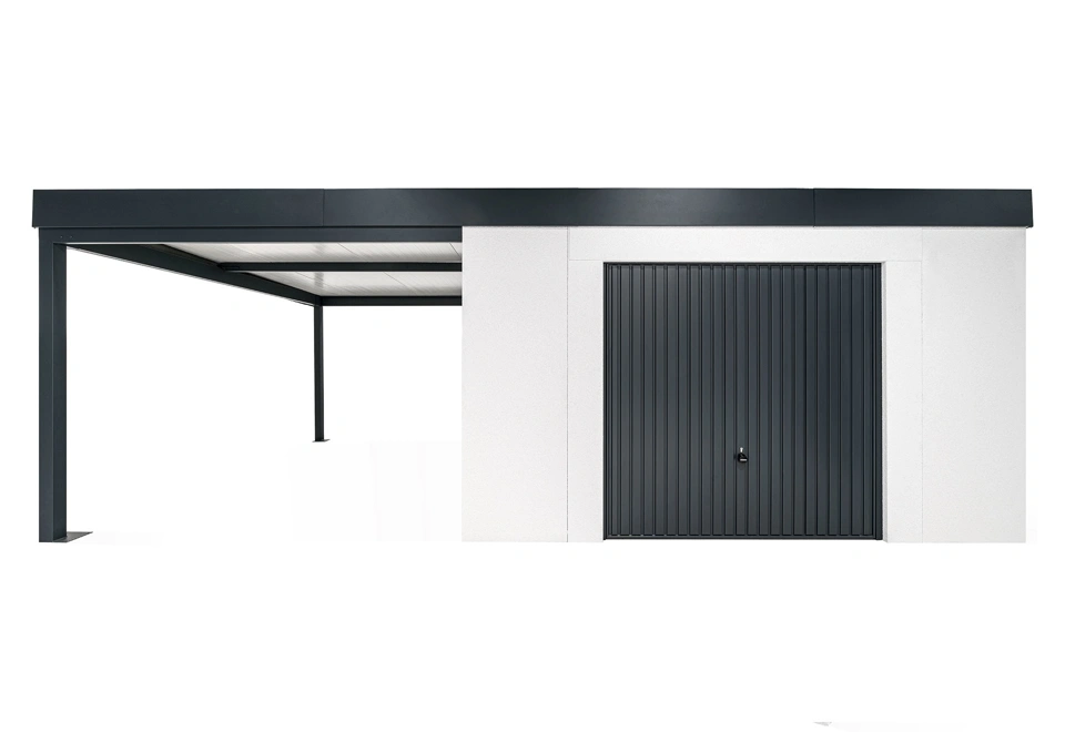 GARDEON® House with safety garage door