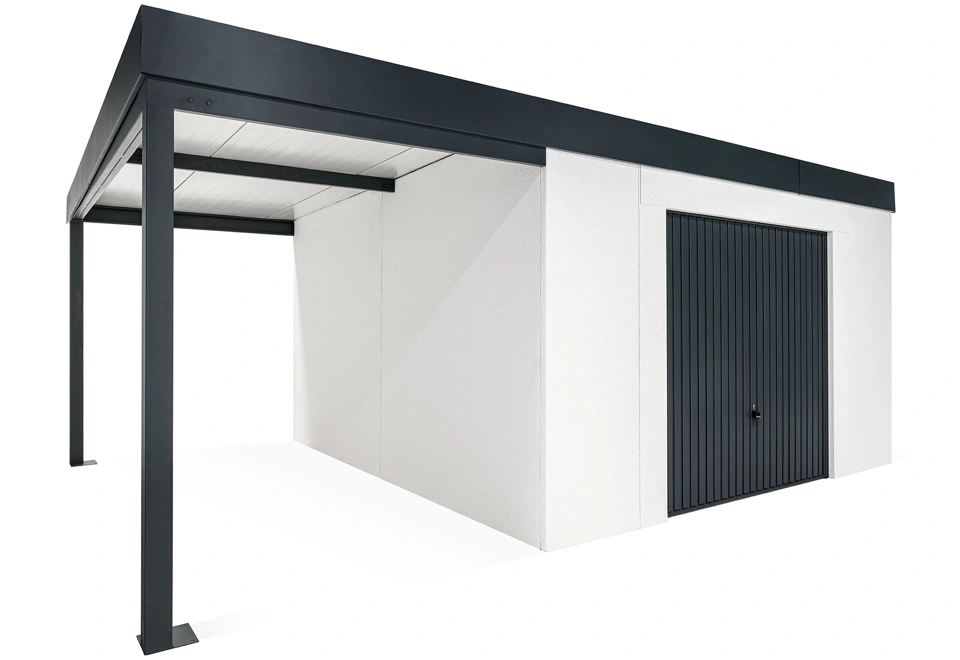 GARDEON® House with safety garage door