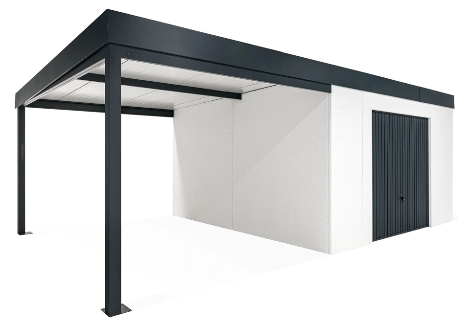 GARDEON® House with safety garage door