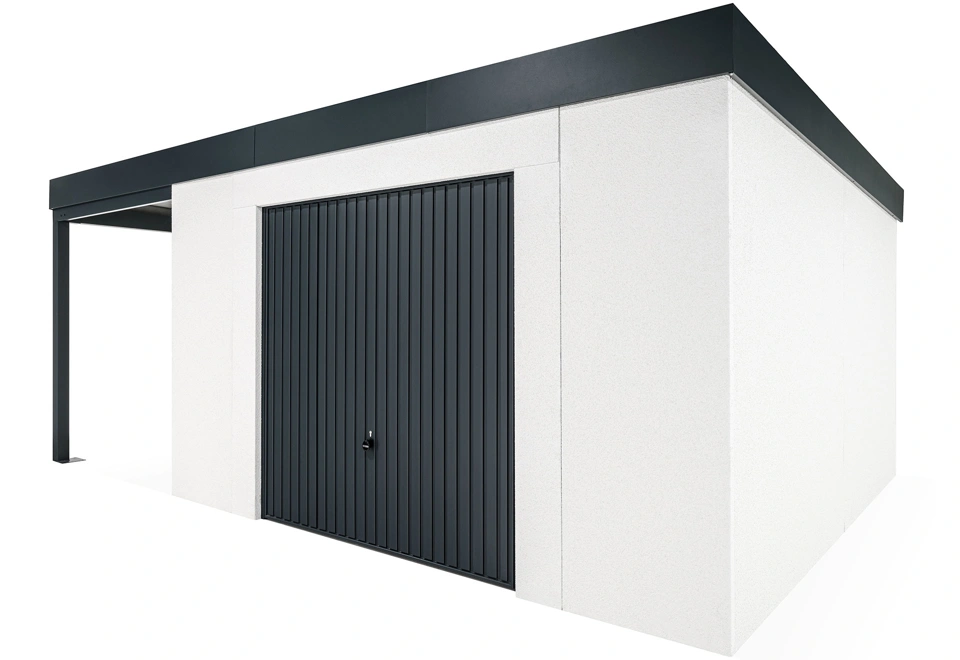 GARDEON® House with safety garage door