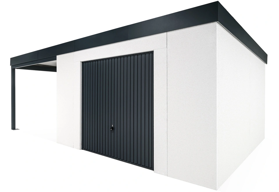 GARDEON® House with safety garage door