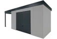 GARDEON® House with safety garage door with left carport
