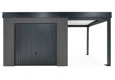 GARDEON® House with safety garage door with right carport