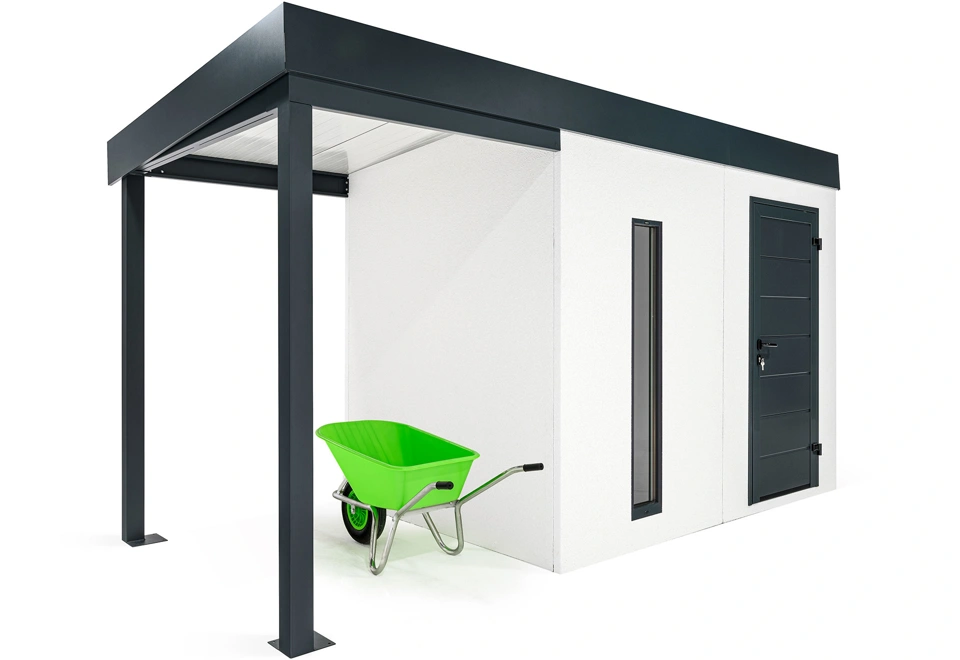 GARDEON® House with skylight and carport