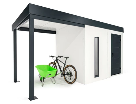 GARDEON® House with skylight and carport