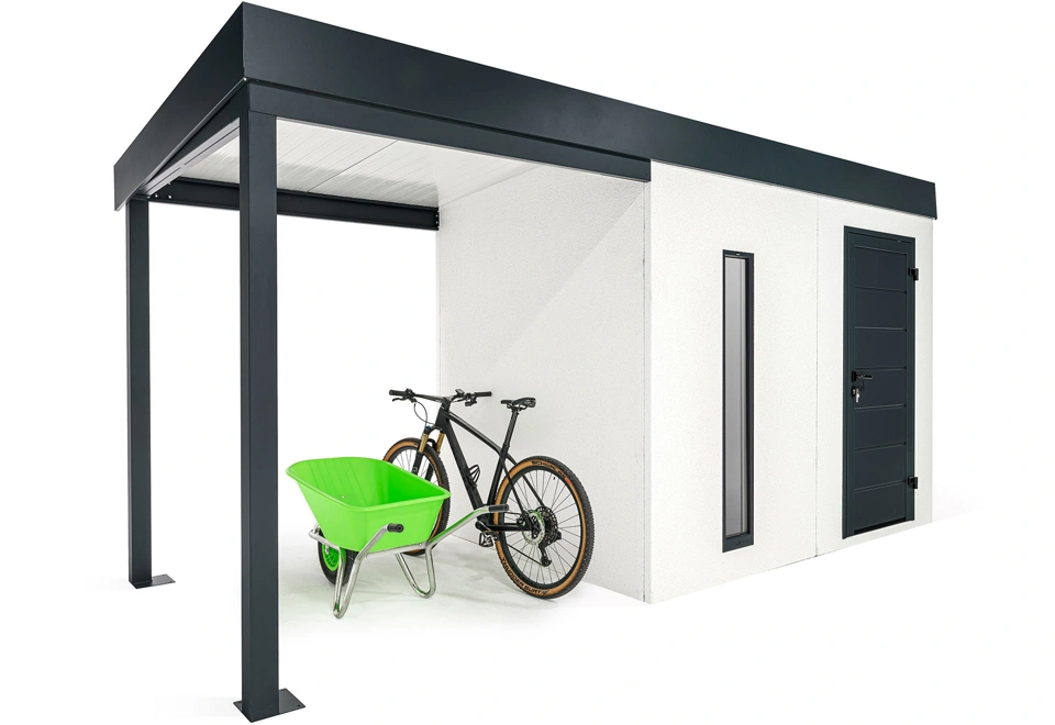 GARDEON® House with skylight and carport