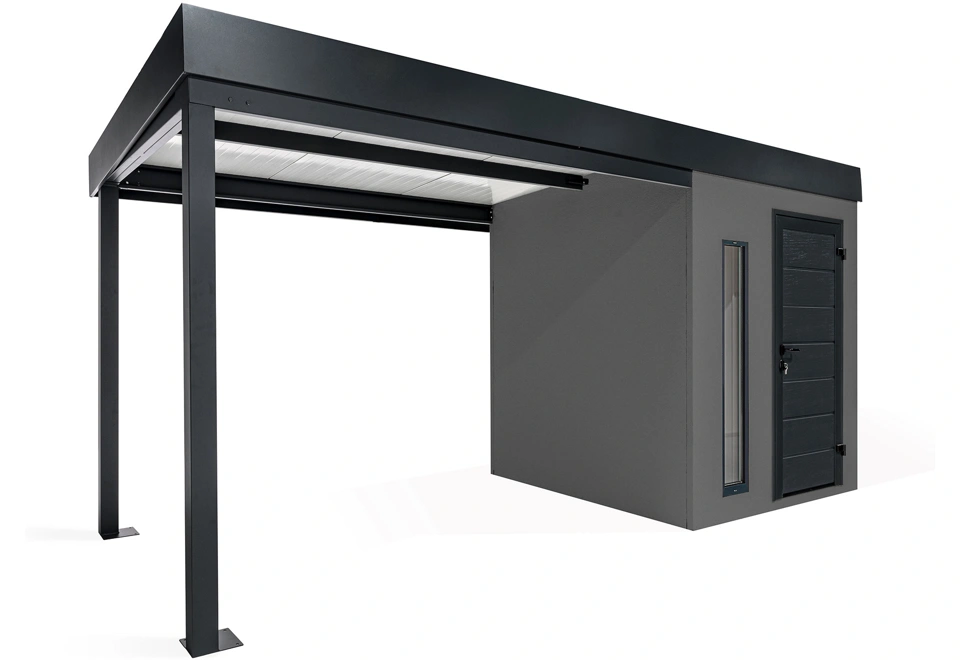 GARDEON® House with skylight and carport