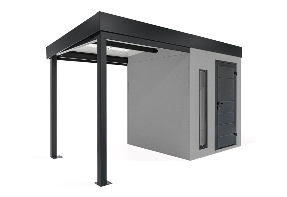 GARDEON® House with skylight and carport