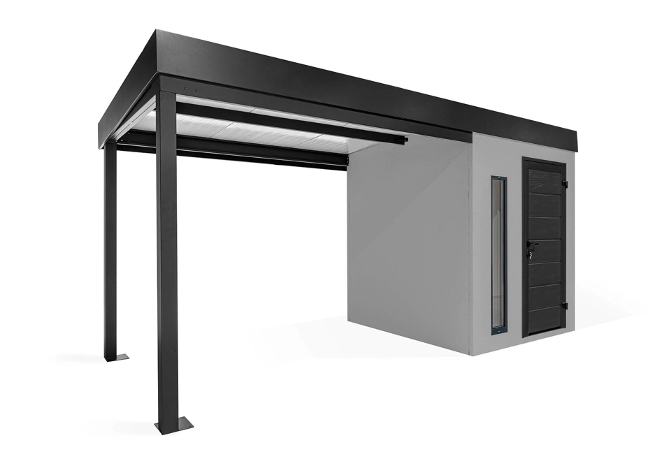 GARDEON® House with skylight and carport