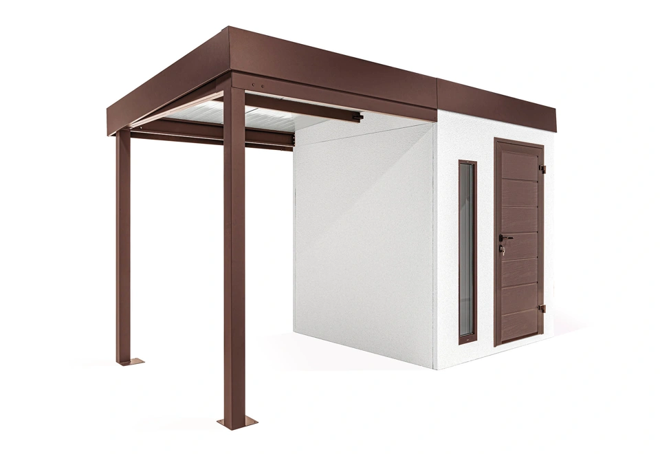 GARDEON® House with skylight and carport