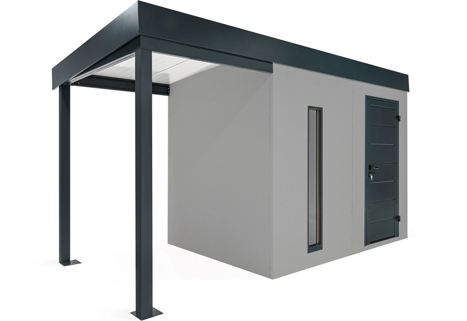 GARDEON® House with skylight and carport