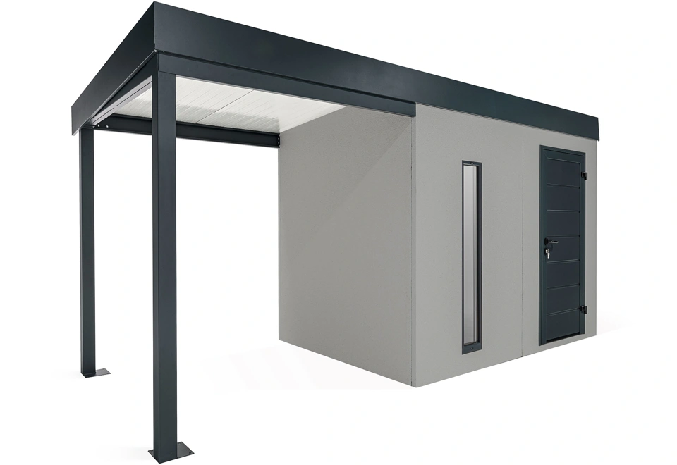 GARDEON® House with skylight and carport