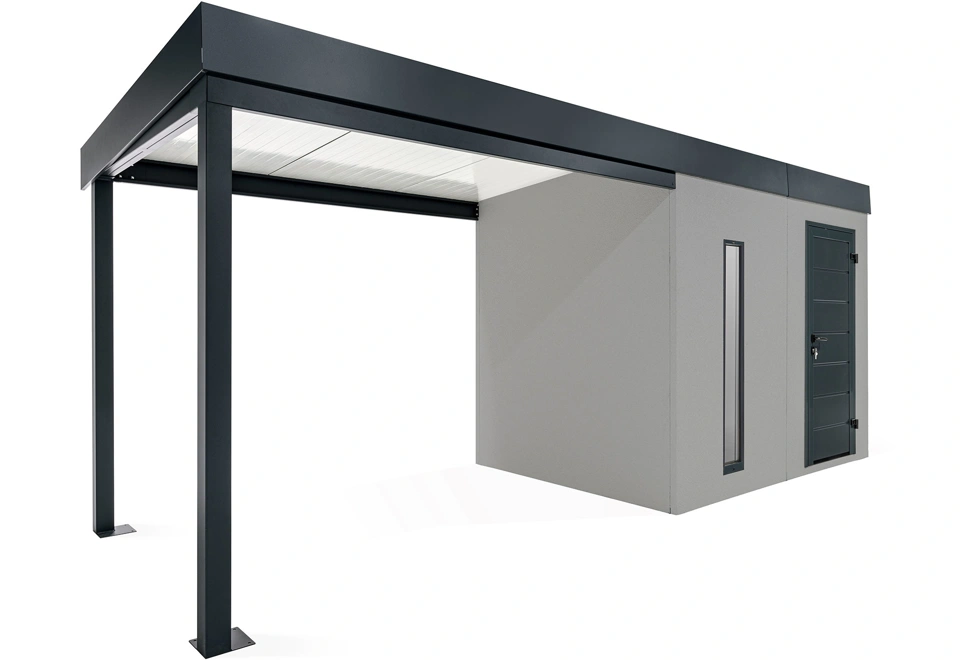 GARDEON® House with skylight and carport