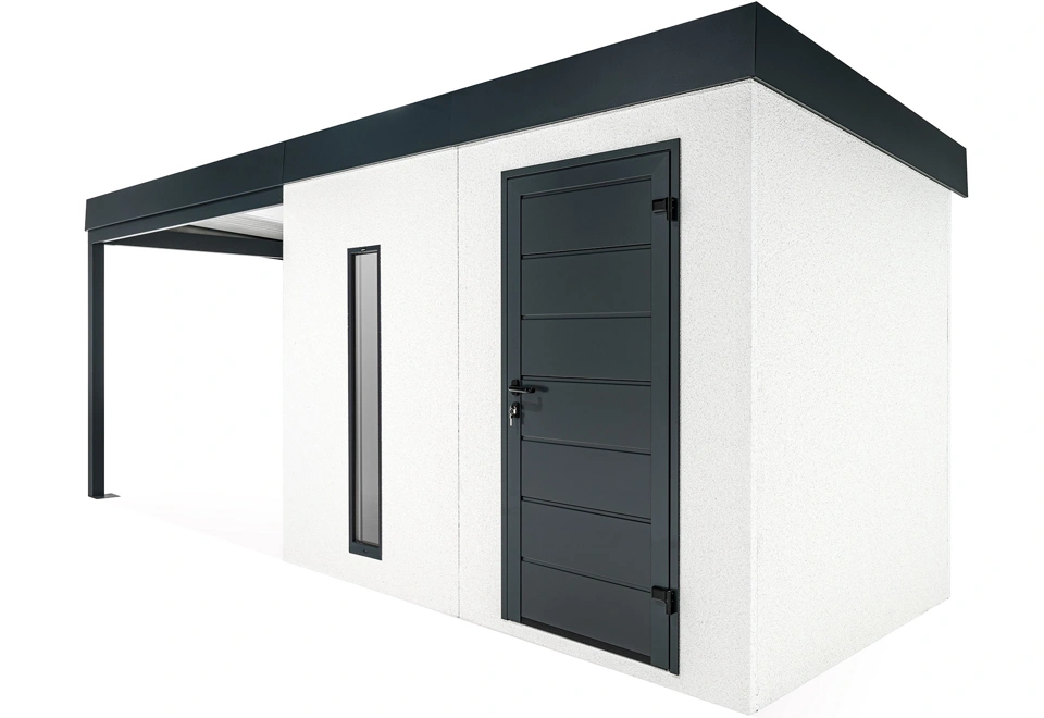 GARDEON® House with skylight and carport