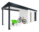 GARDEON® House with skylight and left carport