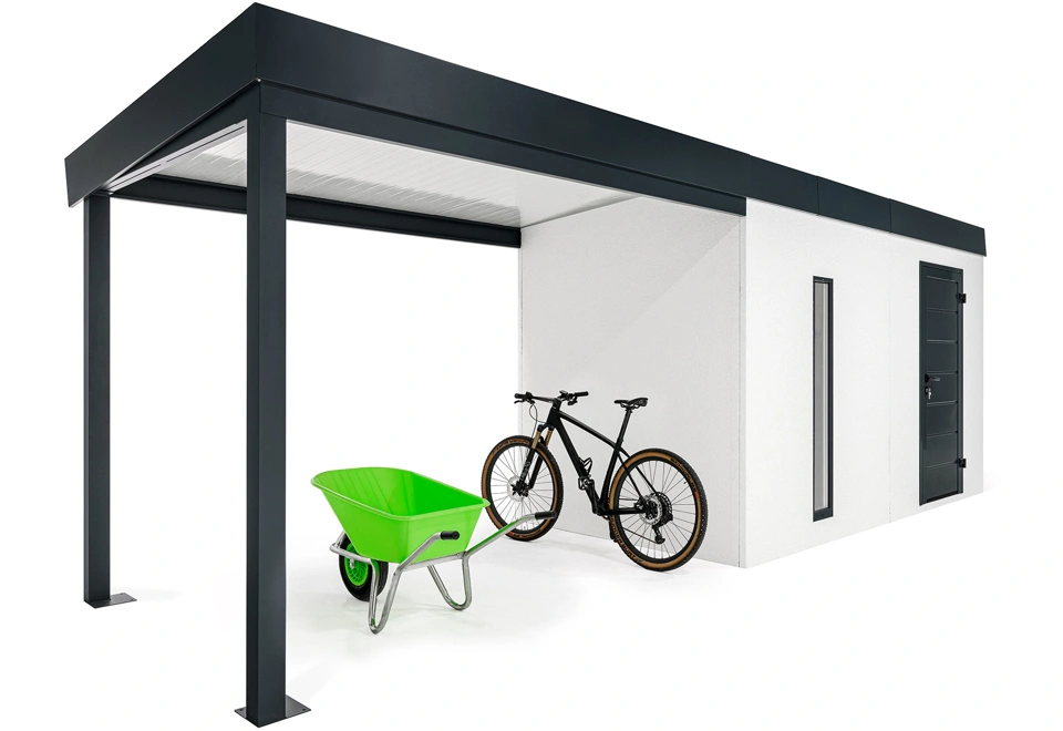 GARDEON® House with skylight and left carport