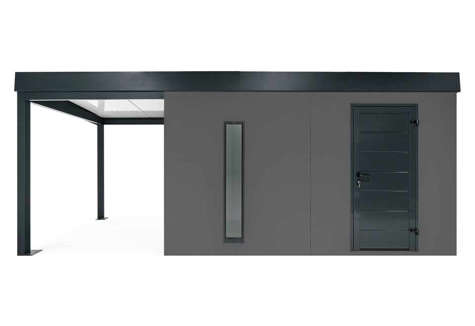 GARDEON® House with skylight and left carport